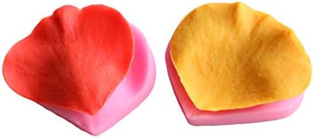 KISSFRIDAY Pink Flower Petal Double Side Cake Modeling Tools Chocolate Sugarcraft DIY Mould Cake Embossing Mold