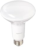 AmazonBasics 65 Watt Equivalent, Daylight, Dimmable, BR30 LED Light Bulb | 6-Pack