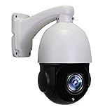 PTZ Camera,LEFTEK PoE PTZ Camera Outdoor IP HD 4.0 MP(2560x1440 Pixel) IR High Speed Dome Camera Night Vision 20x Zoom 4.7-94mm Lens 196ft IR Distance H.265/H.264 Built in RJ45 Onvif