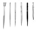 SE 6-Piece Diamond Tweezers Set - TW2-407