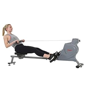 Sunny Health & Fitness Space Efficient Multi-Function Magnetic Rowing Machine