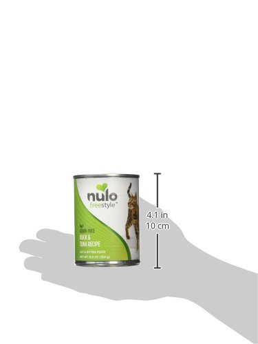 NULO DUCK & TUNA RECIPE PATE WET CANNED CAT FOOD, 12.5 OUNCE (PACK OF 12)