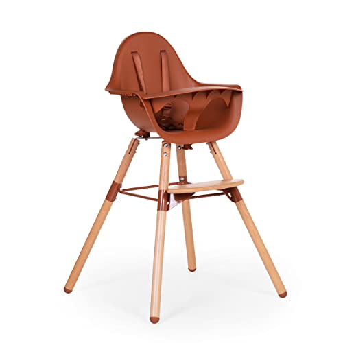 CHILDHOME, Chaise Haute Bébé/Enfant, Evolutive, Dès 6 Mois, Réglable En Hauteur, Harnais 5 Points,…