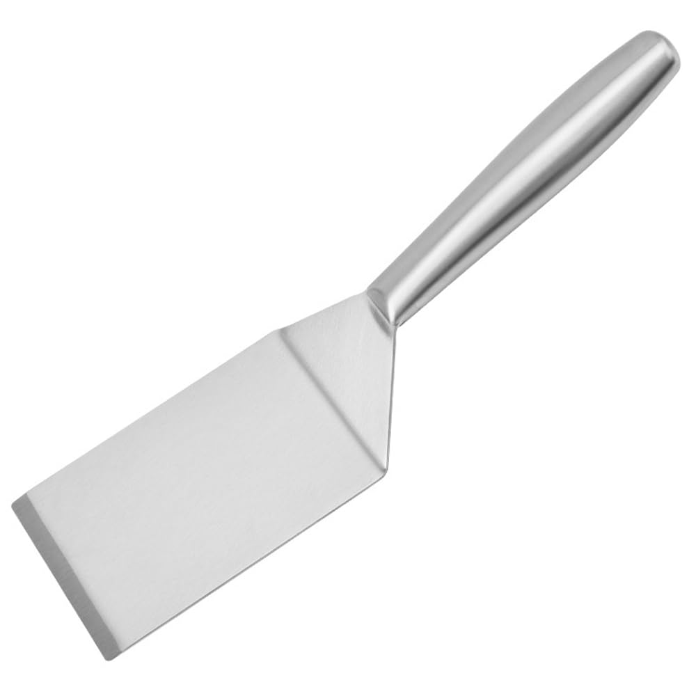 Metal Shovel Stainless Steel Metal Grill Flat Pancake Flipper Suitable for Grilling and Cooking