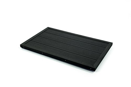 Steinbach Outdoor-Bodenelement für Leitern & Solarduschen, Befestigungskit, dunkelgrau, 049028