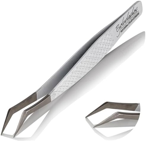 Eyeluvlashes Diamond Grip L Shape 35 Degree Eyelash Extension Tweezers Volume