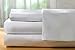 4 Piece Premium Microfiber Bed Sheet Set 1600 Thread Count - Wrinkle, Fade, & Stain Resistant. 100% (Queen, White)