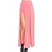 Zeagoo Women's Trends High Waisted Double Slits Maxi Skirt