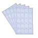 eBoot Disposable Eyelash Extension Adhesive Glue Pallet Sticker Pads 2.5 cm (100 Pieces, 5 Sheet)