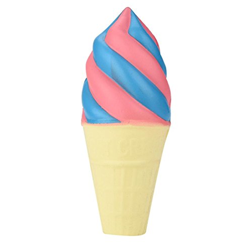 Morecome 16cm Ice Cream Scented Squishy Charm Super Slow Rising Squeeze Kids Toys (C)