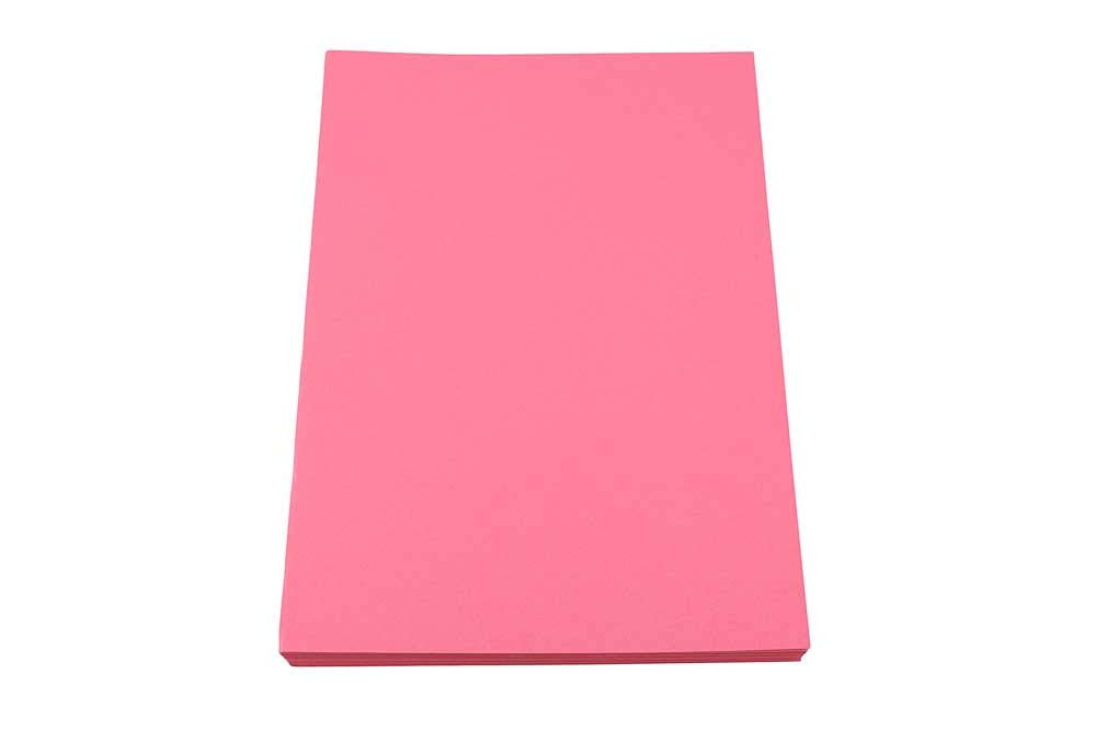 House of Card & Paper A3/297 x 420 mm 220 GSM Coloured Card - Bright Pink (Pack of 50 Sheets)