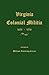 Virginia Colonial Militia 1651-1776