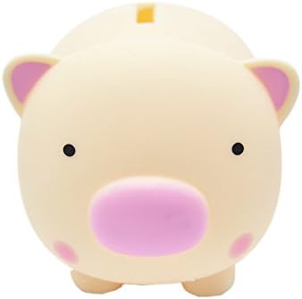 Anlydia Child Animal Piggy Bank Savings/Coin/Money Box Creative Cute Wedding Birthday Present Orange (Pig)