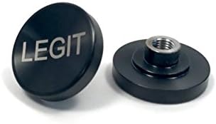 Legit Fidget Black Spinner 606 Bearing Finger Caps