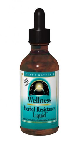 Source Naturals Wellness Herbal Resistance Liquid (Alcohol Free Formula), 4 Ounce