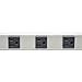 Tripp Lite 12 Outlet Bench & Cabinet Power Strip, 6 ft. Cord with 5-15P Plug, 120V, 36 in. Length, Metal, (PS361206),Black/Gray