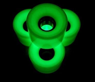 VJ Skateshop 60mm Skatebaord Wheels Longboard wheels (Glow in the dark)