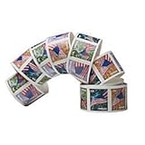 USPS Forever Stamps, Coil of 100 US Flag Postage Stamps (2016 or 2017 version)