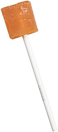 Orange Square Pops - 24 Pack - Orange Flavored - How To Build a Candy Buffet Guide included!