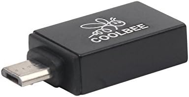 Micro USB Adapter 3-Pack, Coolbee USB 2.0 On The Go Adapter Male Micro USB to Female USB for Samsung S7 S6 Edge Not5/4 Android or Windows Smart Phones Tablets with OTG Function-Black
