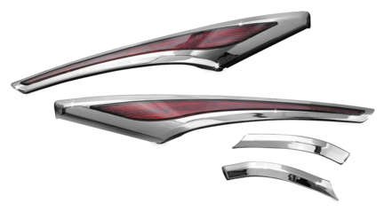 Kuryakyn 3232 Saddlebag Accent Swoop with LED Light Bar