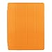 BESDATA Ultra Thin Magnetic Smart Cover [Auto Wake/Sleep Function]& Translucent Back Case for 2013 iPad Air + Screen Protector + Cleaning Cloth + Stylus (Orange)