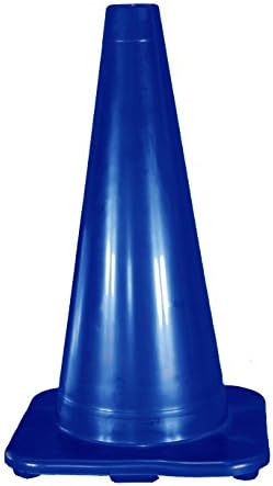 Cortina Safety Products 03-500-60 PVC Traffic Cone, 18", Blue