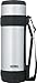 Thermos Vacuum Insulated Stainless Steel Beverage Bottle with Folding Handle, 34-Ounce
