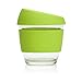 JOCO 8oz Glass Reusable Coffee Cup (Lime)
