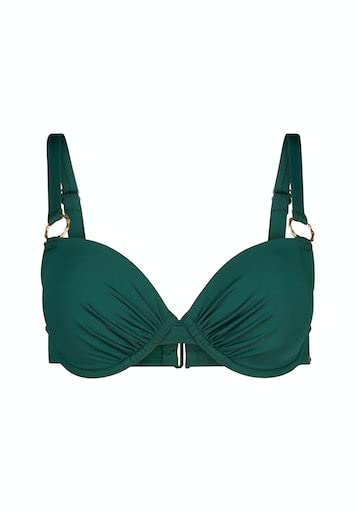 Skiny Bikini de Lujo para Mujer, Color Verde botánico, Regular, Botanical Verde., 70B