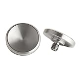 Fidget Spinner Stainless Steel Buttons - Premium Quality Bearing Button Finger Caps  Perfect for 608, R188,  Bearings