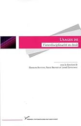 Usages de l'interdisciplinarité en droit