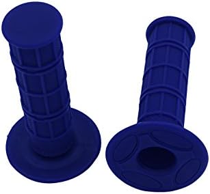 MX Gel Rubber HandleBar Grip Off-road Motorcycle Dirt Pit Bike Motocross ATV Dark blue