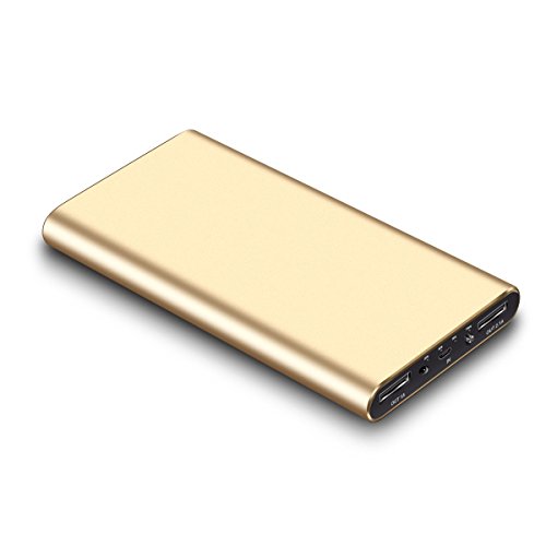 Fritesla Powercore 10000mAh Power Bank for Smartphones - Gold (2000M)