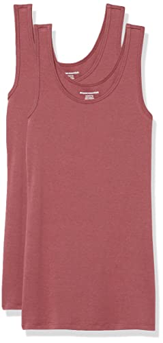 Amazon Essentials Women's Slim-Fit Tank, Pack of