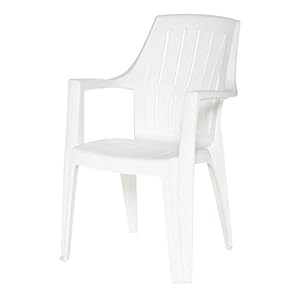 Supreme Turbo Super Plastic Chair (Milky White, Set of 2)