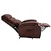 Homegear Microfiber Power Lift Electric Recliner Chair with Massage, Heat and Vibration with Remote Brown