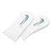 footinsole H0.8 Inch Height Increase Shoe Inserts - Invisible Lift for All-Day Comfort - Perfect for Men and Women (White, 2 Pairs)