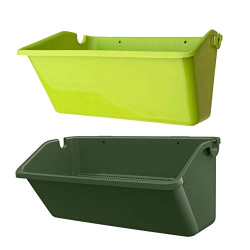 Hainice Hänge-tröge, Wandbehang Blumentopf Pflanzen Container Dreidimensionales Vertikal Pflanzkasten Für Garten Balkon… – Bild 5
