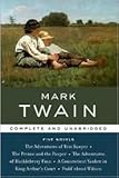 Mark Twain: Five Novels (Library of Essential Writers Series)