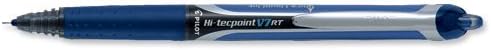 1 x Pilot Hi Techpoint V7 RT Pure Liquid Ink Retractable Rollerball Pen Blue