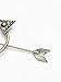 DOOPOOTOO Metal Long Arrow Round Hoop Set Pierced Barrette Hair Fork Stick Slide Tuck Comb Clip Shawl Scarf Pin Brooch Hairpin Styling Ponytail Holder Bun Maker Tool Accessories GIFT