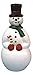 GENERAL FOAM PLASTICS C5290TS Snowman Pipe Figurine, 34-Inch