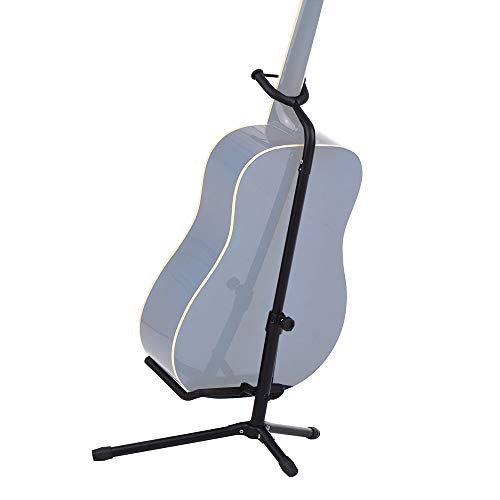 Haga Holder for Guitar Guitar Floor Stand Metal guitarra Stand Musical Instrument Tripod Holder for Acoustic Electric Guitar Bass - Thumbnail 5