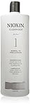 Nioxin Cleanser, System 1 (Fine Hair/Normal to Thin-Looking) Shampoo, 33.8 Ounce