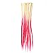 DAIRESS 10 Stands 24 Inches Handmade Dreadlocks Extensions Crochet Braids Reggae Hair Hip-Hop Style Faux Locs Crochet Hair For Rock&Roll Hippie Braiding Hair (Blonde - Pink)