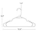 HOUSE DAY Plastic Clothes Hangers for Clothing, Closet, Coats & Shirts - Durable, Slim & Space Saving - Heavy Duty Durable Hangers Clothes Hangers (40 Pack, Black)