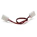 LightingWill 10pcs/Pack Strip to Strip with Wire Solderless Snap Down 2Pin Conductor LED Strip Connector for 8mm Wide 3528 2835 Single Color Flex LED Strips