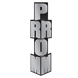 Beistle 59873 Prom Column, 12" x 3' 9", Black/Silver