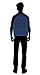 Clear Mesh Backpack For Kids Men & Women By Bravo - Large School & Travel Bag - Stylish Transparent See Through Design - Comfortable Padded Shoulder Straps - Utility Pocket & Bottle Holders (Blue)